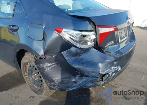 2014 Toyota Corolla Le z USA, uszkodzony, nr VIN 2T1BURHE5EC100223